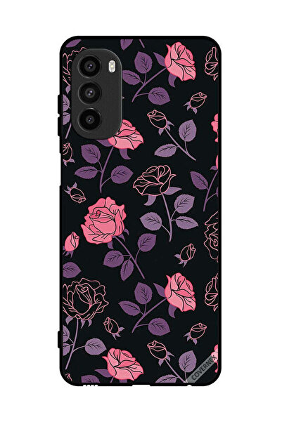 Covernex غطاء حماية لهاتف موتورولا موتو جي 52 - زهور قوطية باستيل