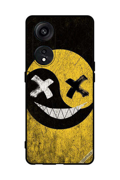 Covernex غطاء حماية لهاتف Oppo Reno8 T 5G برسومات وجه مارشميلو