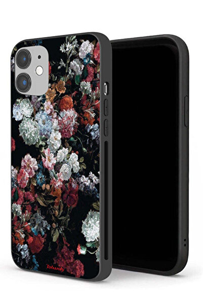 Tolwak غطاء حماية لجهاز Apple iPhone 12 mini بنقشة ورود عتيقة