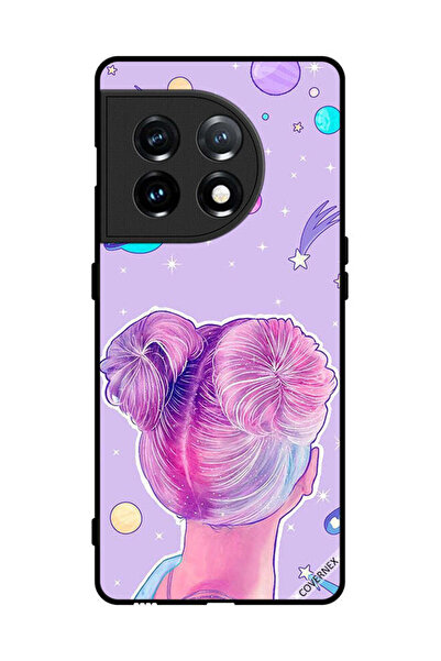 Covernex غطاء حماية لهاتف OnePlus 11 بتصميم فتاة ونجوم الفضاء