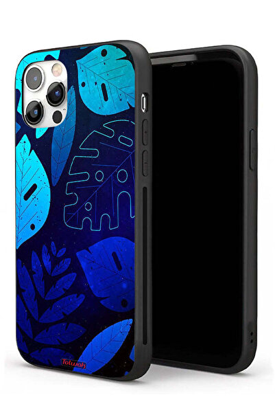 Tolwak جراب حماية لهاتف Apple iPhone 11 Pro Max بنقشة أوراق الشجر