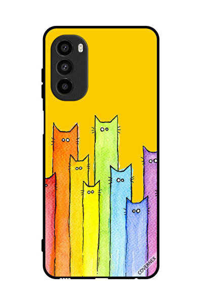 Covernex غطاء حماية لهاتف موتورولا موتو جي 52 بتصميم دمية قطة