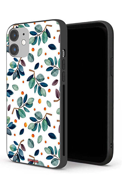Tolwak غطاء حماية لجهاز Apple iPhone 12 mini بأوراق الشجر