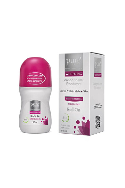 PURE BEAUTY بيور بيوتي رول أن المفتح المقاوم للتعرق بيري بلوسوم 60مل