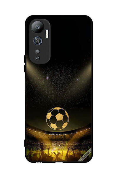 Covernex غطاء حماية لهاتف Infinix Hot 20، خلفية فيلم كرة قدم كلاسيكية باللون ...