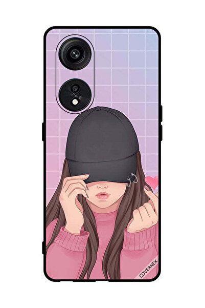 Covernex غطاء حماية لهاتف Oppo Reno8 T 5G Snap Love Cap Girl