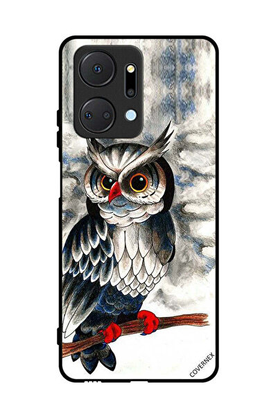 Covernex غطاء حماية لهاتف Honor X7a - رسم بومة