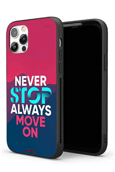 Tolwak جراب حماية لجهاز Apple iPhone 11 Pro Max، لا تتوقف أبدًا، استمر دائمًا