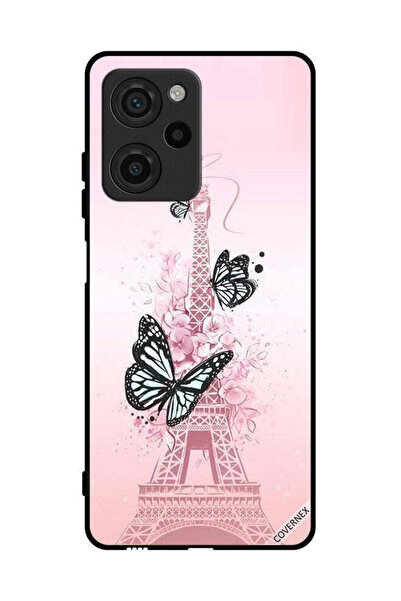 Covernex غطاء حماية لهاتف شاومي بوكو X5 برو - فراشات على برج إيفل