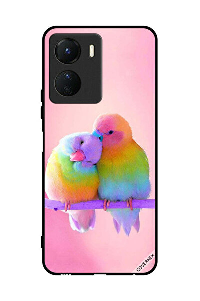 Covernex غطاء حماية لهاتف فيفو Y16 برسومات طيور لطيفة