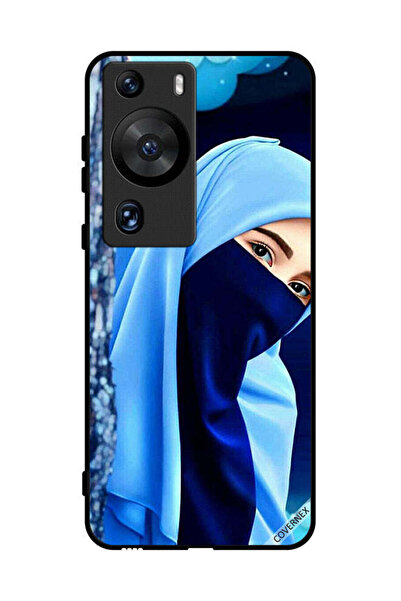 Covernex غطاء حماية لهاتف هواوي بي 60 برو - فتاة محجبة