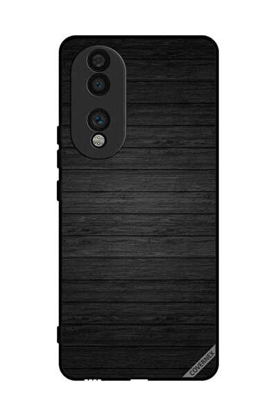 Covernex غطاء حماية لهاتف Honor 70 بنمط خشبي داكن