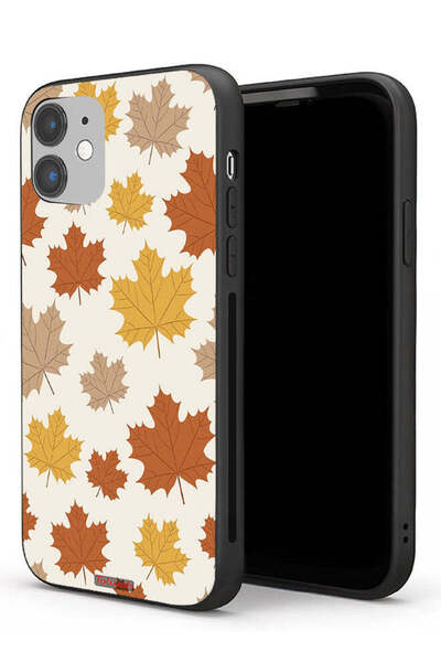 Tolwak غطاء حماية لجهاز Apple iPhone 11 بنقشة أوراق الخريف