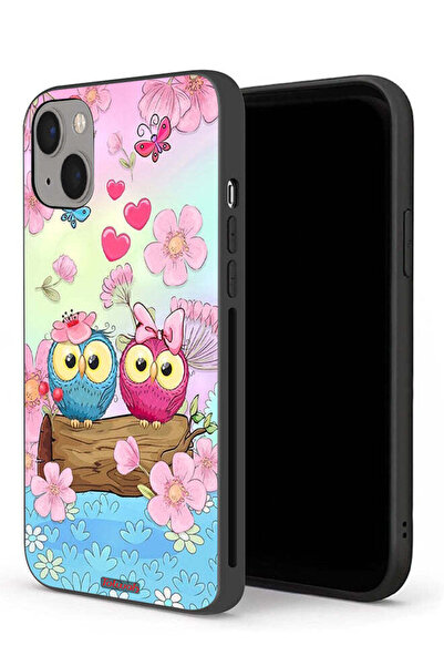 Tolwak جراب حماية لجهاز Apple iPhone 13 mini بتصميم بومة لطيفة