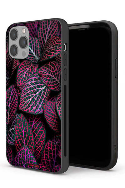 Tolwak غطاء حماية لجهاز Apple iPhone 12 Pro بنقشة أوراق سالجا