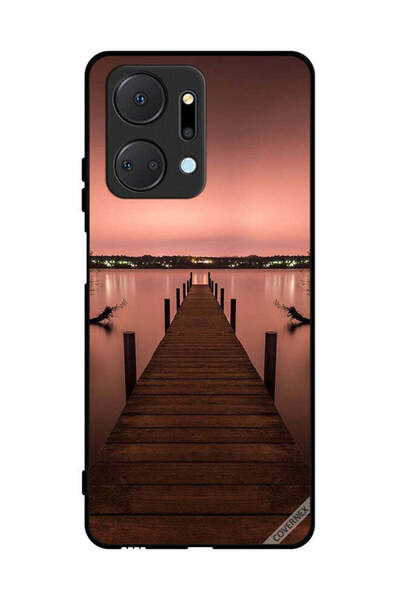 Covernex غطاء حماية لهاتف Honor X7a Pathway To Sea Evening