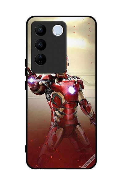 Covernex Protective Case Cover For Vivo V27 Iron Man Defense