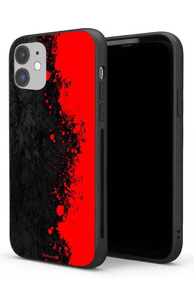 Tolwak Apple iPhone 11 Protective Case Paint Abstract Pattern