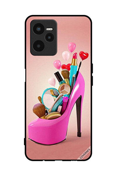 Covernex غطاء حماية لهاتف Realme C35 مع أدوات مكياج