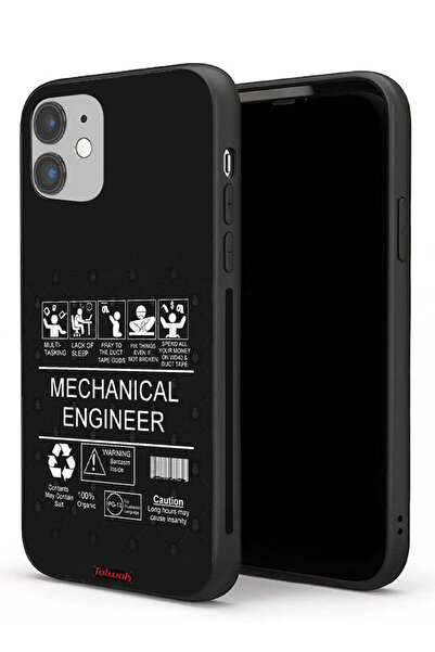 Tolwak جراب حماية لجهاز Apple iPhone 11 - ملصق مهندس ميكانيكي