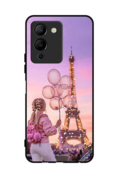Covernex غطاء حماية لهاتف Infinix Note 12 G96 - فتاة تحمل بالونات