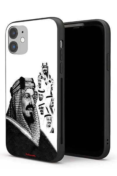 Tolwak Apple iPhone 11 Protective Case Kings Of Saudi Arabia BW Poster Art