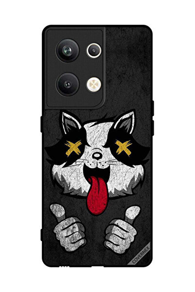 Covernex غطاء حماية لهاتف Oppo Reno 9 Pro Plus بتصميم قطة مارشميلو