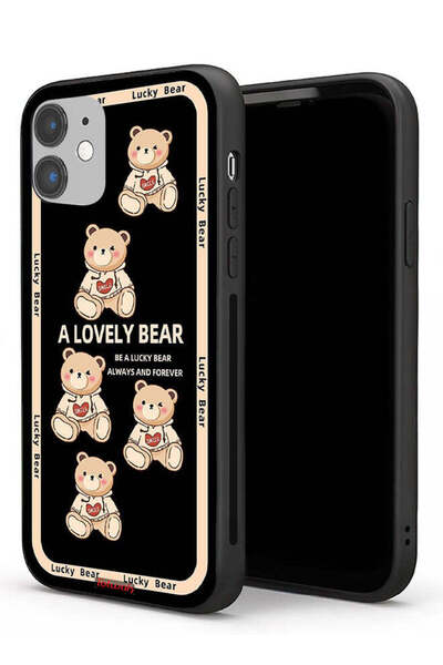 Tolwak جراب حماية لجهاز Apple iPhone 11 بتصميم دب جميل