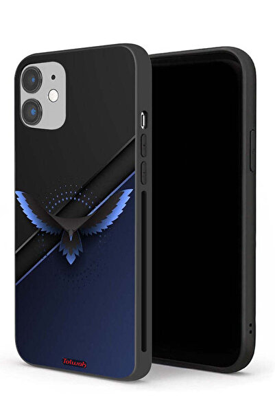Tolwak جراب حماية لجهاز Apple iPhone 12 mini بتصميم نسر فني تجريدي رقمي