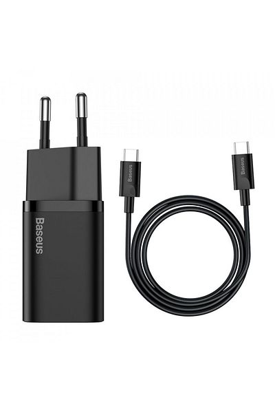 Baseus Type-c Pd25w Charger Type-c Cable - (TZCCSUP-L01) - Black