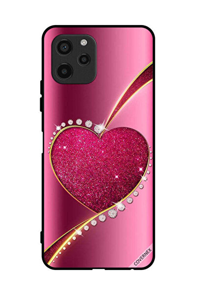Covernex غطاء حماية لهاتف هواوي إنجوي 50z - قلب لامع من الألماس