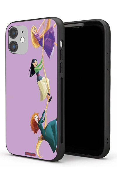 Tolwak جراب حماية لجهاز Apple iPhone 11 برسومات تسلق الفتيات