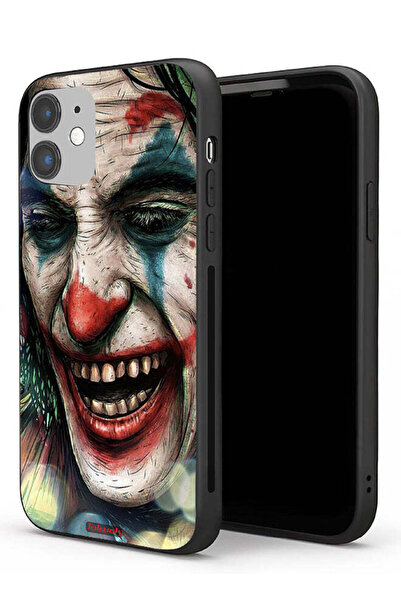 Tolwak Apple iPhone 11 Protective Case Joker Laughing Face