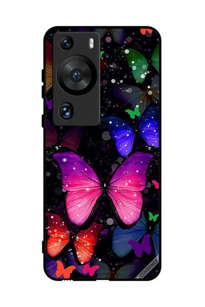 Covernex غطاء حماية لهاتف هواوي بي 60 برو - فراشات
