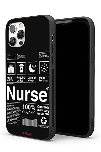 Tolwak جراب حماية لجهاز Apple iPhone 11 Pro Max - ملصق ممرضة