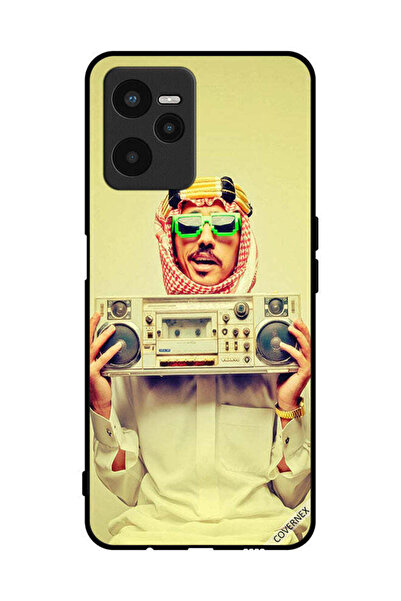 Covernex غطاء حماية لهاتف Realme C35 يحمل جهاز موسيقى عتيق