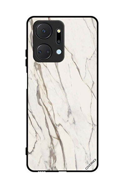 Covernex غطاء حماية لهاتف Honor X7a بتصميم رخامي