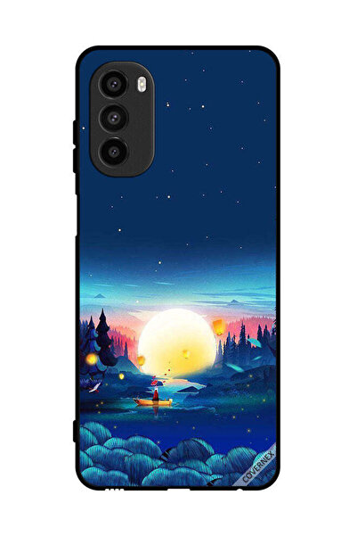 Covernex غطاء حماية لهاتف موتورولا موتو جي 52 - منظر غروب الشمس - طلاء