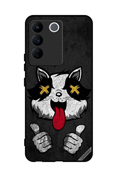 Covernex غطاء حماية لهاتف Vivo V27e Marshmallow Cat