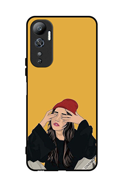 Covernex غطاء حماية لهاتف Infinix Hot 20 - فتاة حزينة