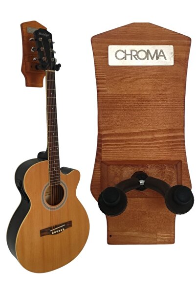 Chroma Gitar Bağlama Ukulele Duvar Askısı Standı + Dübel ve Vida dahil