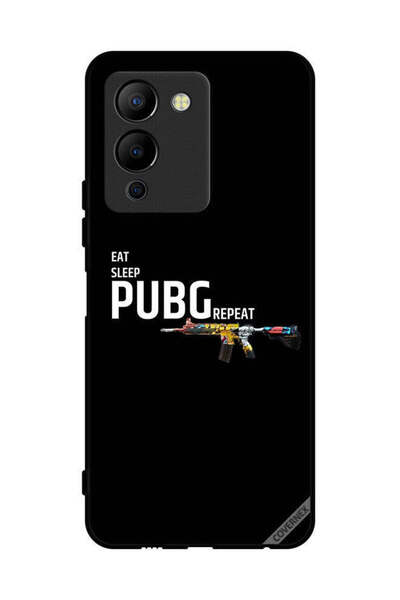 Covernex غطاء حماية لجهاز Infinix Note 12 G96 Eat Sleep Pubg Repeat
