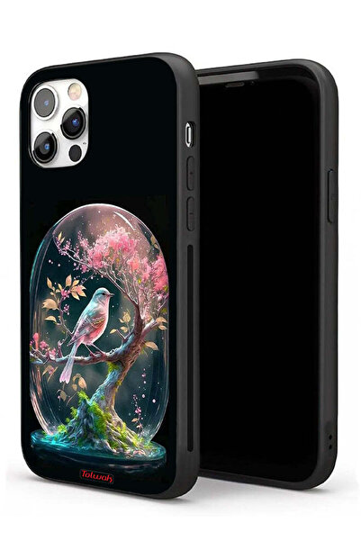 Tolwak غطاء حماية لجهاز Apple iPhone 11 Pro Max Bird In Jarr