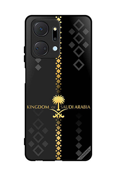 Covernex غطاء حماية لهاتف Honor X7a بنمط المملكة العربية السعودية