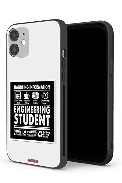 Tolwak جراب حماية لجهاز Apple iPhone 12 mini - ملصق طالب هندسة