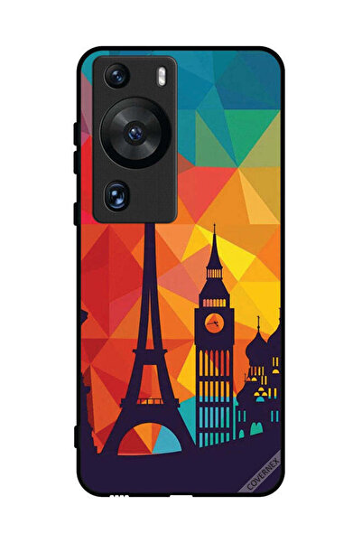 Covernex غطاء حماية لهاتف هواوي بي 60 برو بنمط باريس الملون