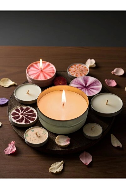 MyBru MyHand Soyawax Gold Teneke Mum Eternal Love Esans Kokulu Kutu Mum 60 Gr