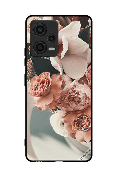 Covernex غطاء حماية لهاتف شاومي بوكو X5 - باقة من أزهار الخوخ الجميلة