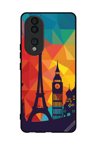 Covernex غطاء حماية لهاتف Honor 70 بنمط باريس الملون