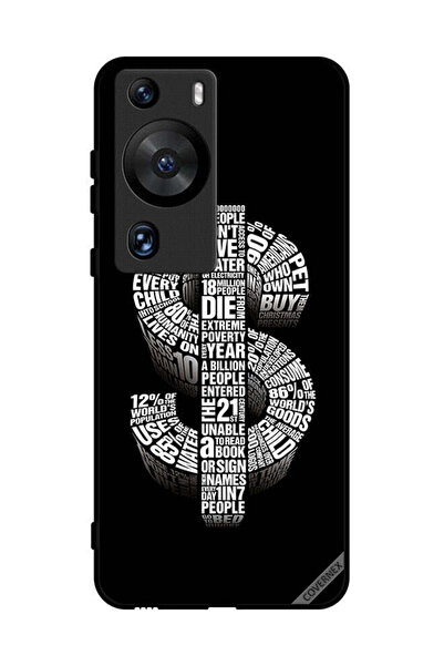 Covernex غطاء حماية لهاتف هواوي بي 60 برو بطبعة دولار الخط